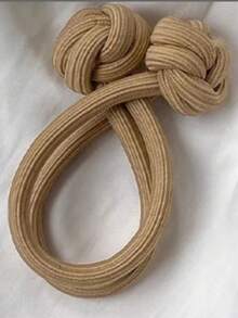 5pcs Women Simple High Ponytail Elastic Hair Ties Set, Rubber Bands Fashion Versatile Minimalist Style Hair Accessories, Suitable For Daily Outing, Commuting, Party, Casual, Vacation To Tie Ponytail And Bun ,Gym Sport Outfit