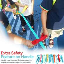 3 PiecesChild Walking Rope, Anti-Lost Baby Kids Learning Walking Rope With 12 Colorful Daycare Rope Luminous Handles For Preschool Daycare School Children Outdoor - Multicolor - View 4