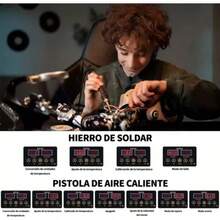 Estación De Cautín Tipo Lápiz Pistola De Calor 2 En 1 600w - Tipo de Enchufe B USA (110-127V) - Ver 10