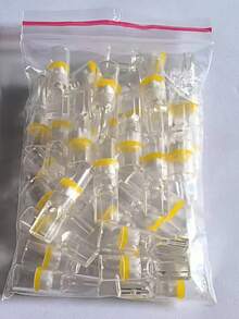 10/50/100/200pcs Disposable Cigarette Filters, Coarse/Medium/Fine 3-In-1 Throwaway Tar Collector, Multi-Layer Filtration One-Time Cigarette Mouthpiece, Smoking, Zigaretten - Yellow - View 5