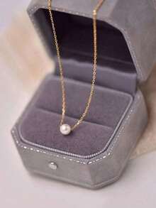 1pc Simple & Elegant Pendant Necklace Suitable Women's Daily Wear - 1pc - View 3