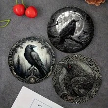 4/6 buc suporturi decorative cu craniu și flori, covorașe pentru băuturi, potrivite pentru casă și petrecere, protecții de masă antiderapante multifuncționale rezistente la căldură, cadou ideal pentru prieteni și familie