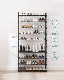 SONGMICS Shoe Racks - Black - View 4