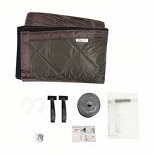 YUNRUX 43*83In Thermal Insulated Door Curtain Cold Protection Waterproof Fly Screen