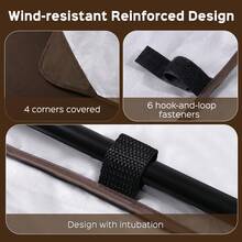 Garden Winds Replacement Canopy Top Cover For Sonoma Swing, Palm Canyon Swing, And Sydney Swing - Measures Approximately 87" X 59" - 咖啡棕 - 查看 6