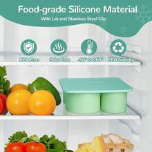 Bandeja para Cubitos de Hielo Compatible con  Cup 2025,Moldes de Silicona para Cubitos de Hielo con Tapa para Hacer 3 Cubos de Hielocilíndricos Huecos, Bebida de Hielo, Zumo, Whisky, Cóctel. - 4 - Ver 5