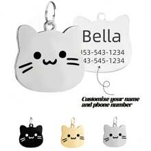 Stainless Steel Personalized Pet ID Tag With Custom Name And Phone Number - Anti-Lost Dog Collar Pendant For Pet, Can Be Used As A Keychain Charm To Prevent Loss Of The Exterior - Dog Tag - View 20