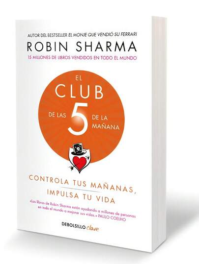 LIBRO EL CLUB DE LAS 5 DE LA MAÑANA Pasta blanda libro desarrollo personal productividad hábitos matutinos guía práctica para mejorar rutina diaria motivación liderazgo enfoque en resultados edición pasta blanda ideal para emprendedores y profesionales