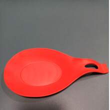1Pc Spoon Holder Easy-To-Clean Insulated Spoon Rest,Kitchen,Kitchenware Pads, Silicone Spoon Pads, Heat-Insulating Spoon Pads, Flavor Dish Pads, Spoon Trays - Black - View 12