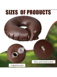 2 Extra Large PVC Watering Bags, 10/15 Gallon Capacity, Slow Release Automatic Plant Watering With Sunscreen And Moisturizing Function, Suitable For Gardens, Orchards And Forests - A - View 3