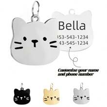 Stainless Steel Personalized Pet ID Tag With Custom Name And Phone Number - Anti-Lost Dog Collar Pendant For Pet, Can Be Used As A Keychain Charm To Prevent Loss Of The Exterior - Dog Tag - View 21