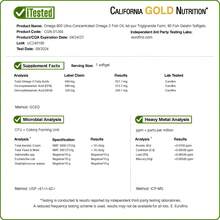 California Gold Nutrition Omega 800 Ultra-Concentrated Omega-3 Fish Oil, KD-Pur Triglyceride Form, 90 Fish Gelatin Softgels (1,000 Mg Per Softgel) - 其他 - 查看 4