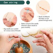 一款用于珠宝首饰生产的串珠机，配备1个珠宝棒铲或1个珠宝专用镊子带铲，方便旋转木粘土串珠机，用于制作腰围、手链、项链等串珠产品