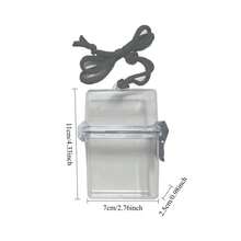 INS Transparent Plastic Storage Box 3 Inch Photocards Small Card Storage Box Desk Organizer Box Classification Box Stationery