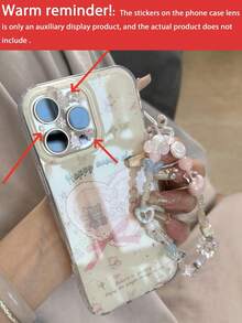 可爱卡通动物爱心果冻手机壳，兼容 17 Pro Max、17 Pro、17 Air、16、15 Pro Max、14、13 Pro、12、11 Plus，可爱手链软糖手机壳 - 動物 - 查看 6