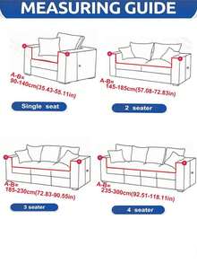 Funda de sofá jacquard de color sólido simple, totalmente elástica, universal para todas las estaciones, apta para mascotas, antideslizante, resistente a las manchas y a los arañazos, lavable a máquina, funda de sofá de decoración navideña para el hogar para cuatro personas, tres personas, dos personas o una persona. - Gris Oscuro - Ver 3