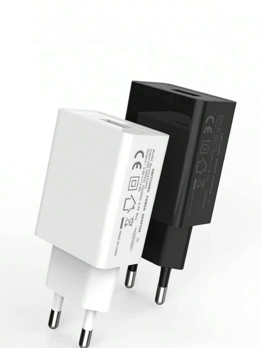 5V 2A Charger, EU Plug USB Fast Charger Adapter Compatible With IPhone, OnePlus, Phones, USB Wall Charger Phone Charger Nan Fast Charging - EU C Type Plug(220-240V) - View 1