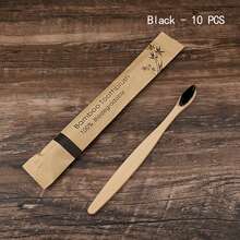 Bamboo Toothbrush - Ultra Soft Bristles Suitable For Sensitive Teeth & Gums, Wooden Handle For Deep Oral Cleaning At Home - Khaki - View 13