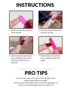 24 قطعة أظافر مستعارة قصيرة مستديرة لعيد الحب، بتصاميم قلب أحمر وتصاميم بسيطة، أظافر اصطناعية لامعة مناسبة لحفلة عيد الحب واللبس اليومي، تأتي مع جيل جيلي وملفات أظافر