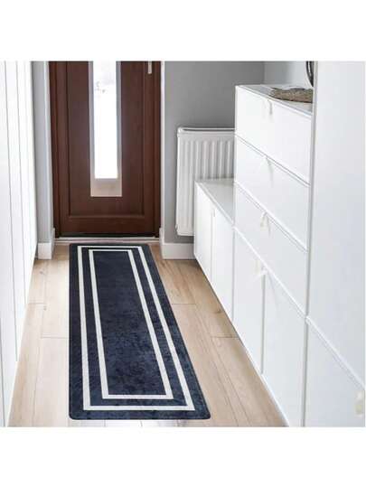 Made In Turkey - Washable Runner Rug – Non-Slip Roll Carpet – 80x120 Cm, 80x150, 80x200, 80x300, 100x200, 100x160, 100x300, 120x180, 140x190 Cm – Cut-To-Size Hallway Rug