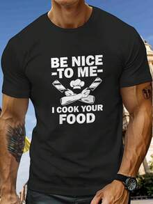 Men T-Shirts - 黑色 - 查看 3