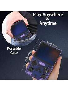 R36S Retro Handheld Game Console, Linux System, 3.5" IPS Screen, Portable Pocket Video Player, Mini Game Player, Built-In 15,000+ Games - Multicolor - View 4