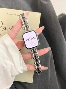 1条时尚不锈钢表带，兼容 38mm、40mm、41mm、42mm、44mm、45mm、46mm、49mm，银色、玫瑰金、银黑色可选。也兼容 Series Ultra 3/2/1、11、10、9、8、7、SE3、6、5、4、3、2、1。 - For - 查看 14