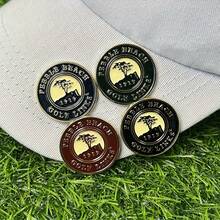 1pc Magnetic Cartoon Golf Hat Clip With Metal Ball Marker - Perfect Gift For Man And Women Golf Lovers. - Multicolor - View 1