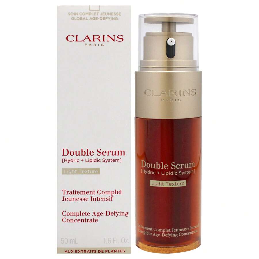 Double Serum Light By Clarins For Women - 1.6 Oz Serum - màu nâu - Xem 1