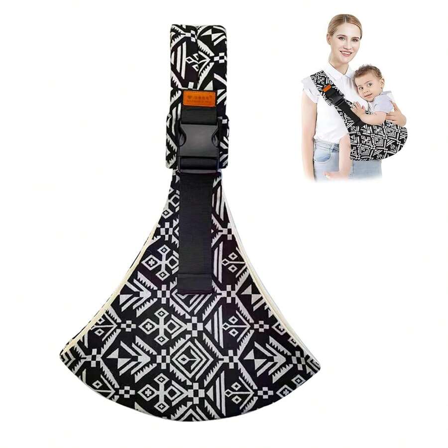 1 pieza Portabebés envolvente -Aevincney Bebé Portabebe Porteo Ergonómico Para Fular - Multicolor - Ver 1