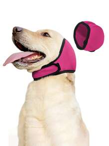 New Dog Calming Anxiety Wrap Head Collar, Anti-Fright, Anti-Thunder, Waterproof, Hook And Loop, Summer Swimming Waterproof Ear Cover
