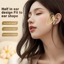 Lenovo 联想 ERAZE ETK-W01 混合 ANC 主动降噪无线耳机，6 个麦克风 ENC 清晰通话，防水，入耳式蓝牙 5.4+EDR 耳机，立体声低音耳塞，30 小时电池寿命，音乐游戏办公室运动无线耳机 - 均碼 - 查看 8