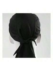 1/2pcs Outdoor Sun Protection Cycling Sports Cap Breathable Sweat Absorption Quick Drying Bicycle Pirate Cap Hip Hop Headscarf - Black - View 4