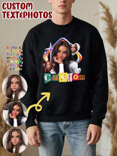 A Custom-Made Men's Base Top.With Its Personalized And Exclusive Design, It Serves As An Ideal Gift For Others. You Can Choose Your Favorite To Use As The Custom Pattern. Made With High-Quality Fabric And Featuring Eye-Catching Colors, It's Perfect For Gifting On Valentine's Day Or Anniversary Day.