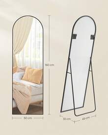 Wall Mounted Mirrors - Tintenschwarz - 查看 6
