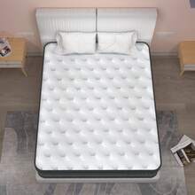 Matratze 140x200 cm Memory Foam Bett Matratze, Höhe 30cm Härtegrad H3/Öko-Tex, 8-Zonen Taschenfederkernmatratze, Luxus, Anti-Milben, Ergonomischen - Dunkelgrau - Übersicht 2