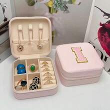 1 Hộp đựng trang sức giả da sang trọng có khóa kéo - Hộp đựng du lịch di động đựng hoa tai, vòng cổ, nhẫn và vòng tay, Nội thất lót vải nhiều ngăn, Quà tặng thanh lịch cho ngày cưới, ngày lễ tình nhân, ngày của mẹ, Hộp đựng trang sức, Thiết kế tinh tế, Sắp xếp gọn gàng, Hộp đựng trang sức Đồ dùng cần thiết khi đi du lịch Phụ kiện du lịch Túi du lịch Kỳ nghỉ Ngày lễ Trở lại trường Đồ dùng học tập Hộp đựng trang sức - Hồng - Xem 23