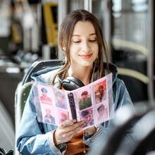 10pcs A5 Size Transparent Refill Pages, Durable PP Material, Suitable For Office Supplies, Business Cards And Photo Albums,For School Supplies,Back To School - As Shown In the Figure - View 6