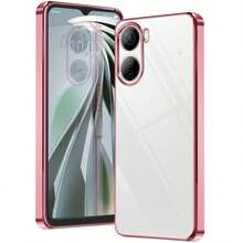 ZTE Libero 5G IV Case Clear Nubia Ivy A302ZT Libero 5g IV Smartphone Case Z6561J Cover Shockproof Transparent Soft (Rose Gold)