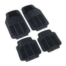 Car Floor Mats, Anti-Dirt, Thickened, Decorative Car Interior Floor Mats - Black - View 2