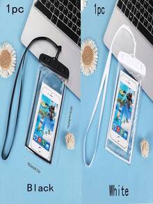 3/2/1 Pcs Waterproof Phone Case, PVC Transparent Luminous Waterproof Phone Pouch, Casual Waterproof Phone Bag, Suitable For Swimming, Rafting, Vacation, Beach, Sports, School Supplies, Indoor Swimming In Autumn/Winter, Travel Essential, Holiday Sports Bag, Suitable For Sports & Fitness, Large Capacity Travel Bag, Unisex, Suitable For Vacation, Swimming, Beach - Multicolor - View 15