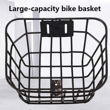 Adult Bike Front Basket Extra Thick Iron Wire Bike Hanging Basket Suitable For Most Type Of Bikes