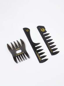 African Styling Comb Set, Professional Hairstyling Comb, Afro Pick Comb, Barber Comb, Wide Tooth Comb, Detangling Comb, Multi-Purpose Hair Comb For Dyeing, Styling And Scalp Relaxation, Unisex,Hair Brush,Slick Back Brush,Styling Brush,Curly Hair Brush,Edge Brush,Hair Comb,Brush Hair,Hair Brush Set,Comb Hair,Comb For Curls,Detangling Brush,Hair Brush For Women,Hair,Travel,Hair Products,Hair Tools,Hair Stuff,Barber,Barber Accessories,Barbershop,Hairdressing Equipment