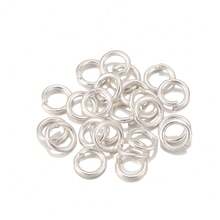 50-200 piezas/Lote Anillos divididos de 3-20 mm Conectores para hacer pulseras, collares, joyería y accesorios DIY - anillo de salto - Ver 25