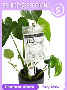 Plant Life Support - Automatic Watering System For Houseplants - Fun Garden Gifts - Home Accessories - Indoor Waterer, Automatic Plant Watering Bag, Plant Automatic Drip Irrigation Bag Automatic Drip Irrigation Kit With Adjustable Flow Control, Indoor Plant Watering Device, Gravity Water Supply Bag For Potted Plants