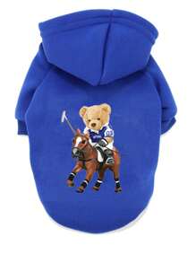 Diseño de moda Sudadera con capucha para perros Ropa de invierno para mascotas Ropa para perros Chihuahua Disfraces suaves para cachorros Lavable a máquina