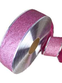 (2M/Rouleau) Ruban pailleté doré de 5 cm de large, emballage cadeau, artisanat pliable DIY, décoration de sapin de Noël, décoration de maison pour Noël, décoration de pièce d'hiver