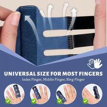 1/2/5 piezas Abrazadera ajustable para dedos, que proporciona un soporte cómodo - Perfecto para dedos lesionados, usado para artritis, dedos en gatillo y lesiones, soporte ligero para dedos para aliviar el dolor - Multicolor - Ver 7