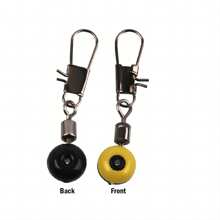 Fishing Line Sinker Slides Fishing Float Connector Rolling Swivels With Interlock Snaps Red/Yellow/Blue