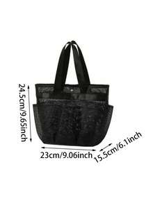 حقيبة تخزين للحمام، حقيبة تخزين لوازم الحمام، حقيبة محمولة للتنظيف والتنظيم في الحمام، سلة تخزين محمولة باليد